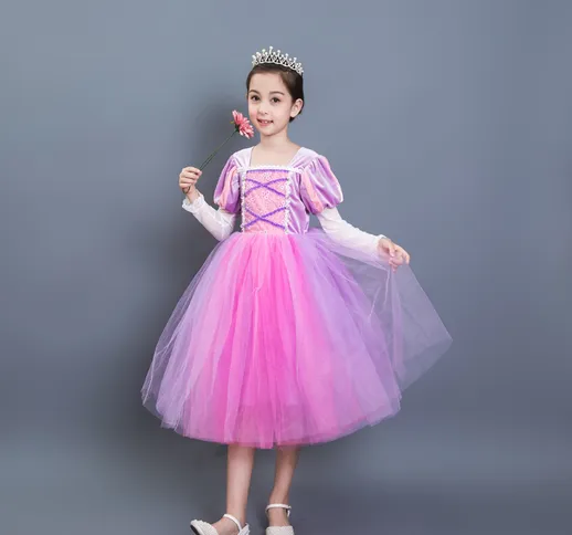 New Sophia Halloween capelli lunghi Vestito da principessa Vestito da ragazza Vestito da c...