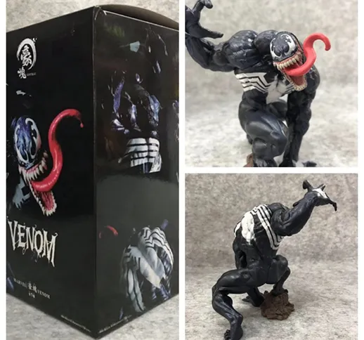 Veleno Super Spider-Man fatto a mano 2 gruppi Lihao block Poison Spider-Man Venom in scato...