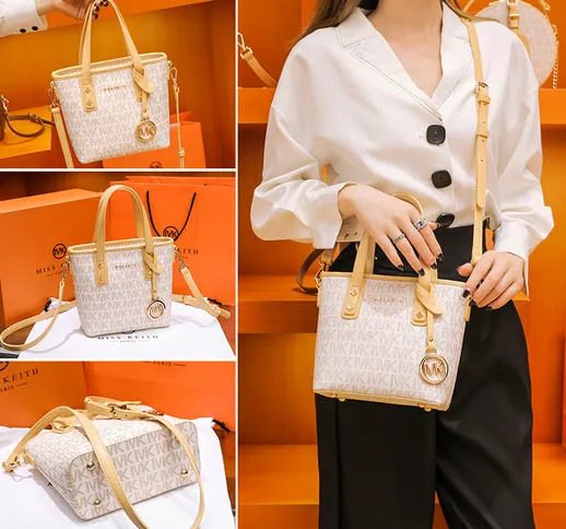 Borsa piccola Hong Kong borsa a secchiello vintage di nuova moda borsa da donna in pelle p...