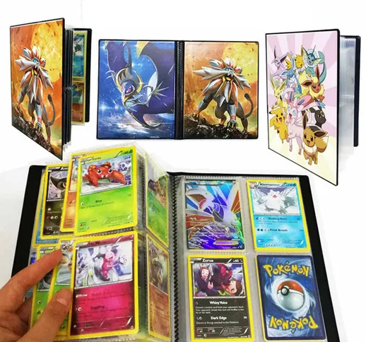 240pcs Pokemon Card Pikachu Album Book TAKARA TOMY Gioco di carte da gioco EX GX V Vmax Co...