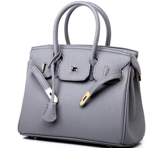 Borsa da donna 2021 nuova borsa da donna Europa e Stati Uniti moda litchi modello platino...