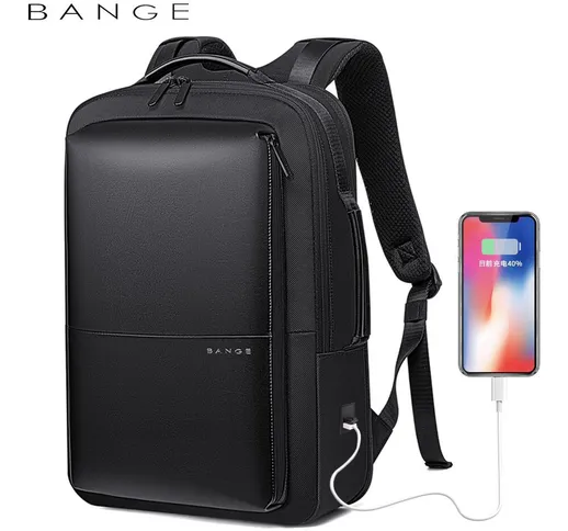 Bange new backpack zaino per computer zaino da lavoro casual da uomo zaino da scuola per s...