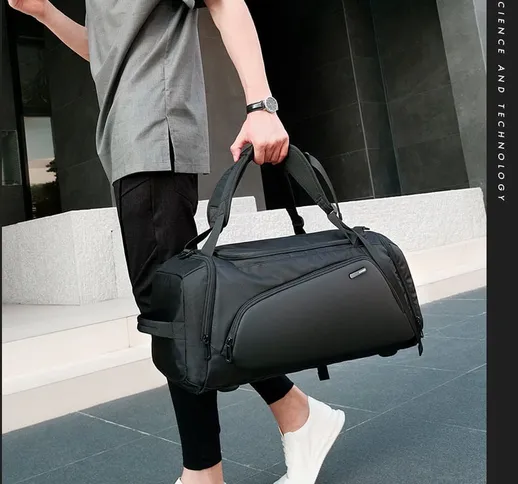 BANG borsa da viaggio per il tempo libero da uomo coreano leggero borsone da viaggio d'aff...
