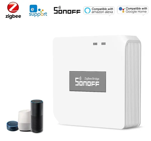 3 pezzi SONOFF ZBBridge Smart Zigbee Bridge Zigbee 3.0 APP Telecomando wireless Smart Home...