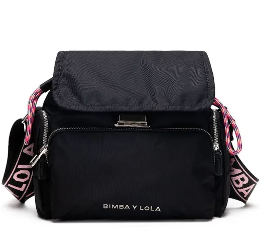 Spagna Bimba e Lola BIMBA Y LOLA Fashion Flip One Shoulder Messenger Bag Borsa semplice da...
