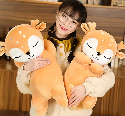 2020 New Soft Lovely Cartoon Moose Plush Toys Kid Sleep Pillow Guarire il dipartimento di...