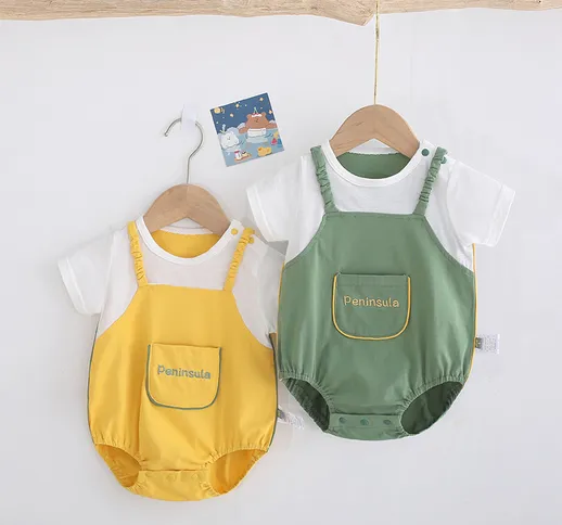 Baby tutina 22 estate nuova cute baby bag scoreggia vestiti versione coreana vestiti del b...