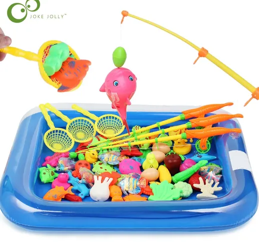 Bambini Ragazzo ragazza pesca giocattolo set vestito gioco magnetico acqua giocattoli per...