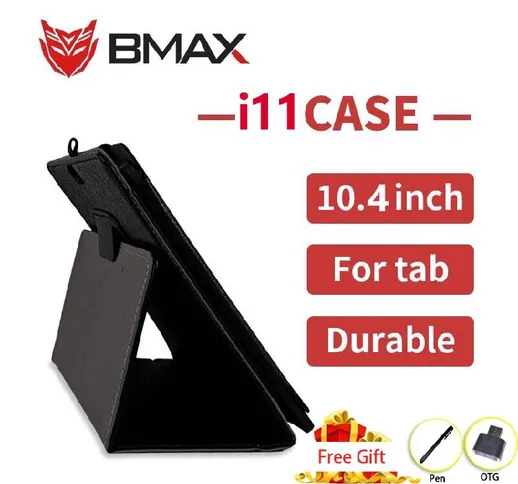 BMAX i11 Custodia originale per tablet 10,4 pollici Custodia in pelle per tastiera Bluetoo...