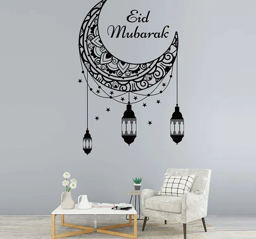 30*90 CM Ramadan Decorazioni Adesivi Murali Eid Mubarak Regalo Islamico Musulmano Partito...