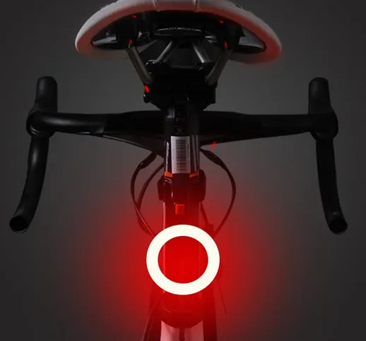 Fanale posteriore per bicicletta Multi modalità di illuminazione modelli USB Charge Led Bi...