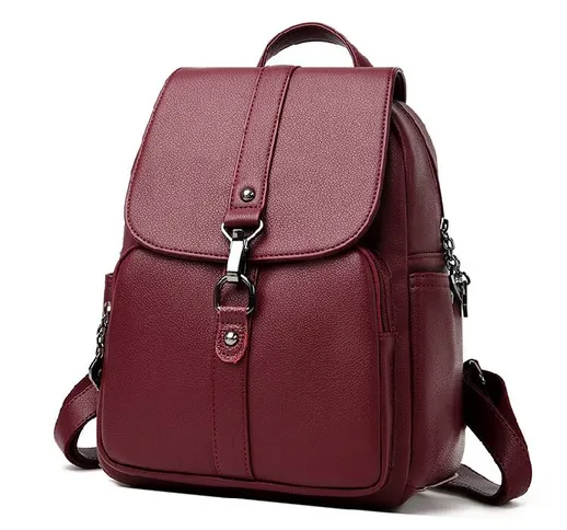 Borsa da donna 2020 Nuova moda femminile di alta qualità Zaino versatile a tracolla Feelin...