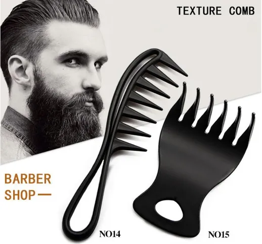 Stile di capelli Cura della barba pettine Modellare