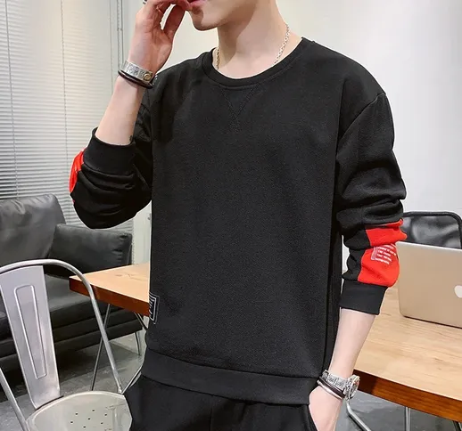 2020 autunno nuovo maglione girocollo da uomo pullover sciolto stile Harajuku studente a m...