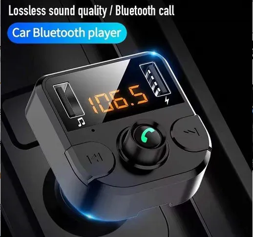 Car MP3 Bluetooth Vivavoce per auto Lettore Bluetooth per auto Scheda musicale per auto Ri...