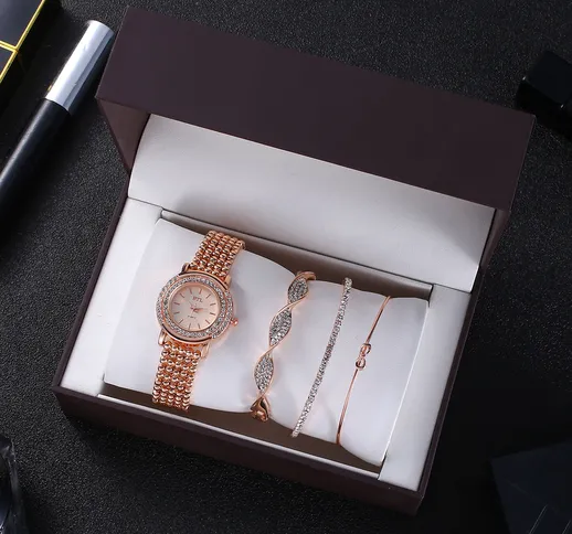 Braccialetto dell'orologio del contenitore di regalo del vestito della boutique di lusso d...