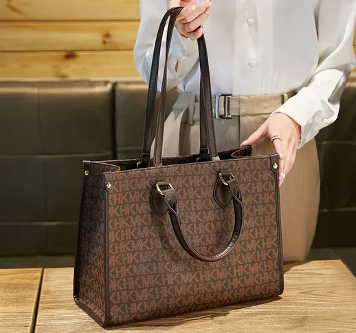 Nuova borsa da donna Tote bag Autunno coreano grande volume borsa da donna di mezza età bo...