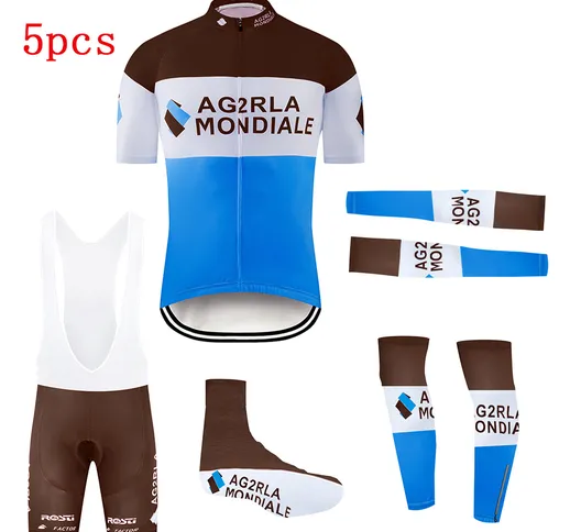 2020 AG2R Cycling Set Summer Pro Bicycle Team Cycling Jersey MTB Bike Abbigliamento Maillo...
