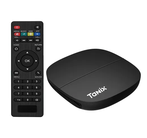 Tanix A3 Android 10.0 TV Box Allwinner H313 Cortex-A53 1GB 8GB 2.4G WiFi 100M LAN H.265 VP...