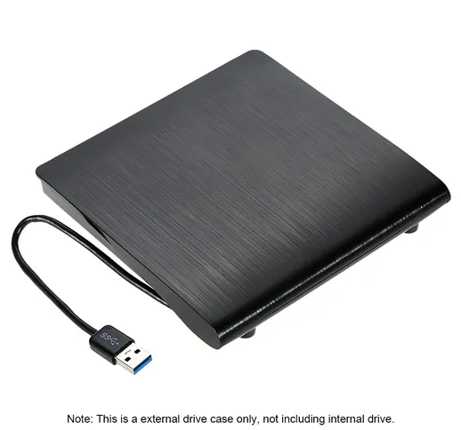 9,5 mm ODD HDD Unità disco ottico esterna Case Box USB 3.0 SATA ad alta velocità per Macbo...