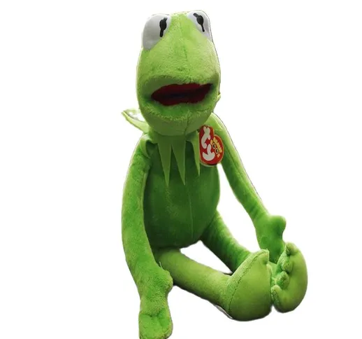 40CM Ty Beanie New Movie The Muppet Movie Series Rana Cute Animal Doll Morbido Peluche Rip...