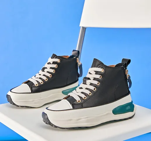 Scarpe da piccola borsa alte 2021 nuove scarpe con plateau con suola spessa all-match