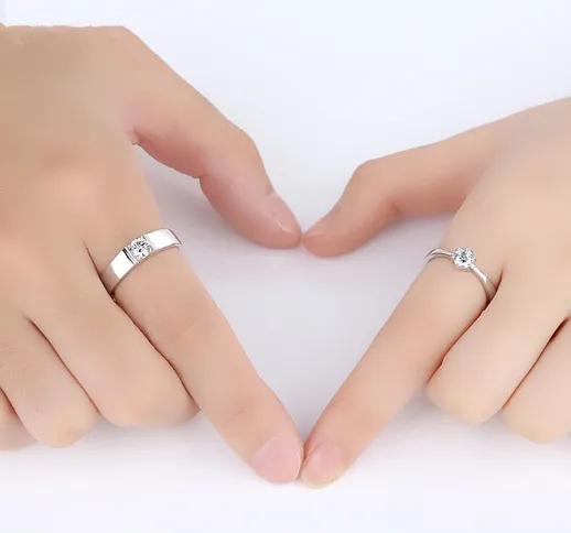 Simulazione personalizzata di diamanti per matrimonio Originalità Amanti dell'anello