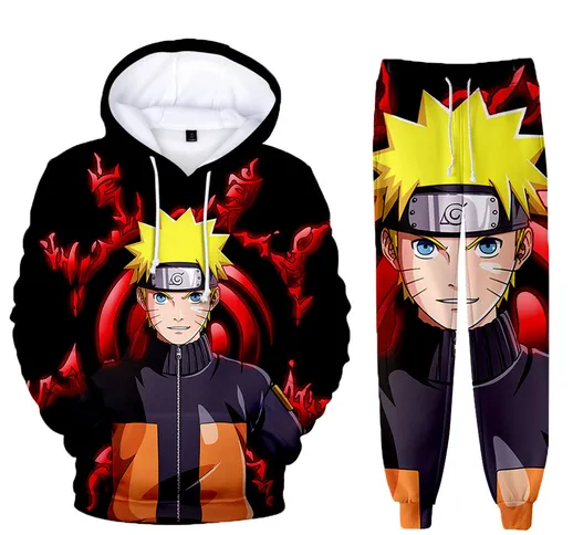 cosplay Naruto 3d maglione con cappuccio vestito primavera e autunno uomini e donne vestit...