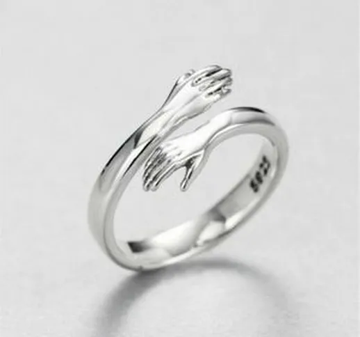 Francese retrÃ² perla d'acqua dolce naturale lettera anello femminile coreano semplice ane...