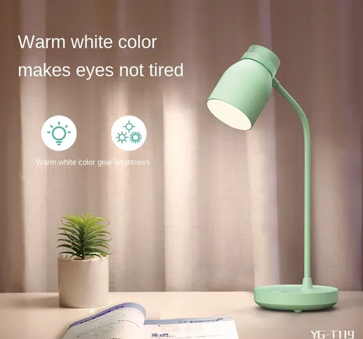 Yage 2020 nuova lampada da scrivania protezione degli occhi scrivania dormitorio studente...