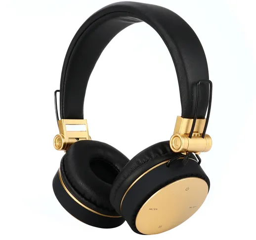 MH10 Cuffie senza fili Cuffie Bluetooth Cuffie da gioco stereo pieghevoli con microfono pe...