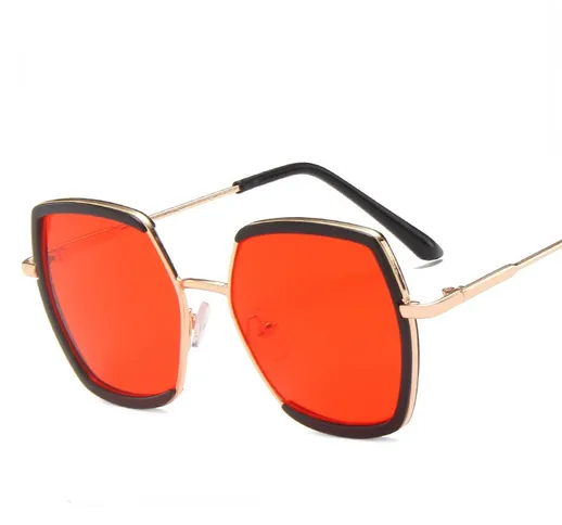 2020 nuovi occhiali da sole tagliati per bambini occhiali da sole sfumati oceanici occhial...