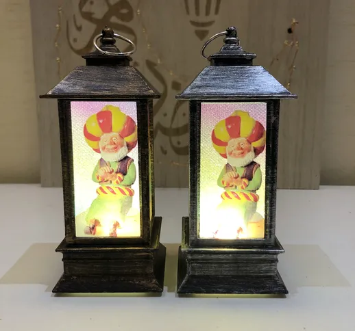 Ramadan New Eid Night Light LED Wind Lamp Pendant Hanging Light Retro Craft Home Par Decor...