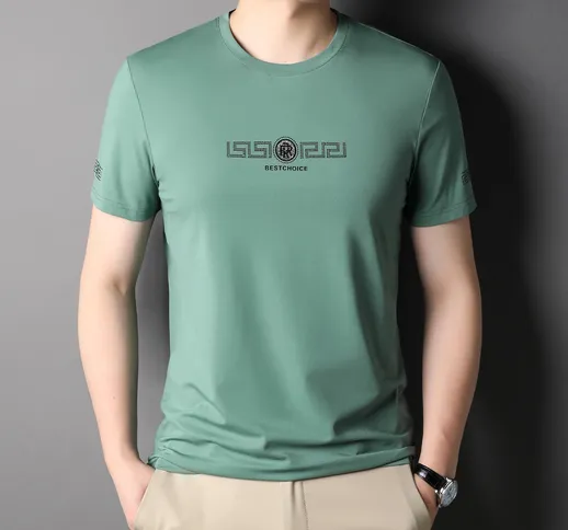 T-shirt manica corta da uomo Versace 2022 moda personalizzata popolare confortevole versat...