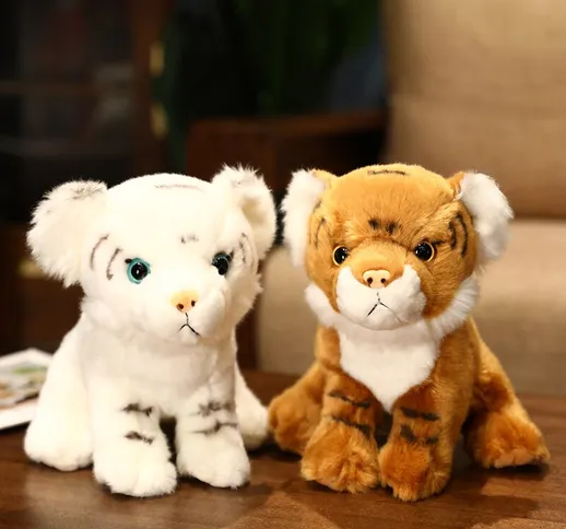 10-25 CM Bella Simulazione Tigre Peluche Morbido Peluche Bambole Animali Del Fumetto Kawai...