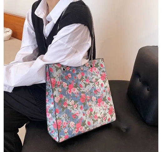 Borsa a cilindro da donna con faccina sorridente all-match di nuova moda