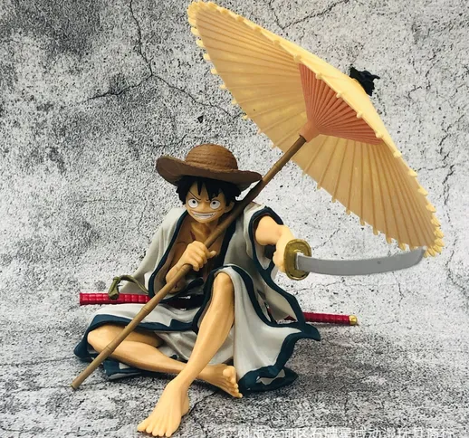 One Piece Umbrella Rufy Postura seduta Top Decisive Battle BWFC2 Ornamenti in scatola