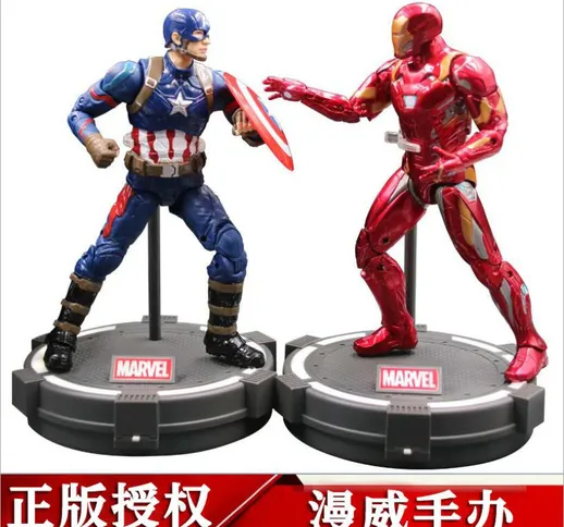 Action figure da 7 pollici versione base fatta a mano Avengers 3 iron man modello fatto a...