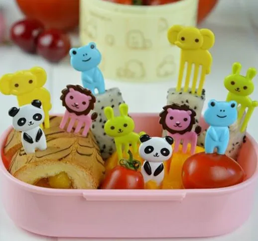 10 pezzi di frutta decorazione frutta pi eco-friendly cartone animato animale casa festa o...