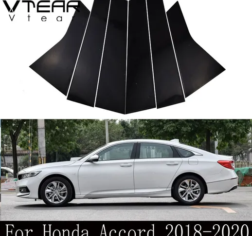 Vtear Per Honda Accord 2008-2020 adesivi per finestre montanti centrali striscia accessori...