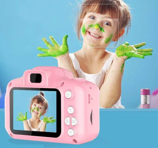 alta definizione Bambini telecamera Ragazzo cartone animato mini Digitale Silicone rilegat...