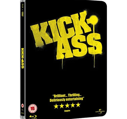 Kick-Ass Limited Edition Steelbook (Blu-ray and DVD)