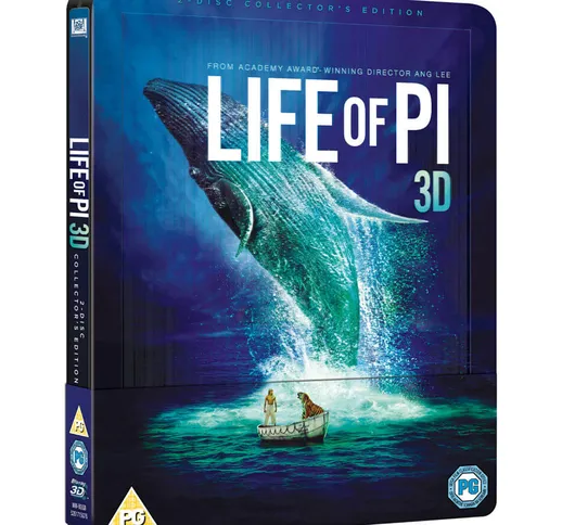 Life of Pi 3D - Limited Edition Steelbook (Includes 2D Blu-Ray and Digital and UltraViolet...