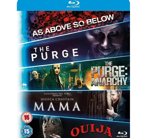 Blu-ray Starter Pack - Includues Mama, Purge 1, Purge: Anarchy, OUIJA, As Above, So Below