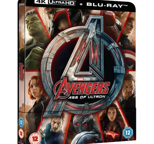 Avengers Age Of Ultron 4K Ultra HD (Includes 2D Version) - Zavvi Exclusive Steelbook