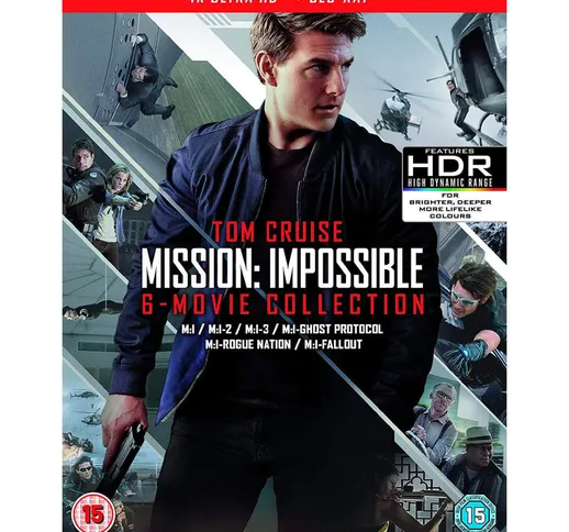 Mission: Impossible - The 6-Movie Collection - 4K Ultra HD (4KUHD + Blu-ray + Bonus Disc)