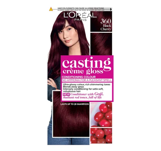  Casting Crème Gloss Semi-Permanent Hair Dye (Various Shades) - 360 Black Cherry