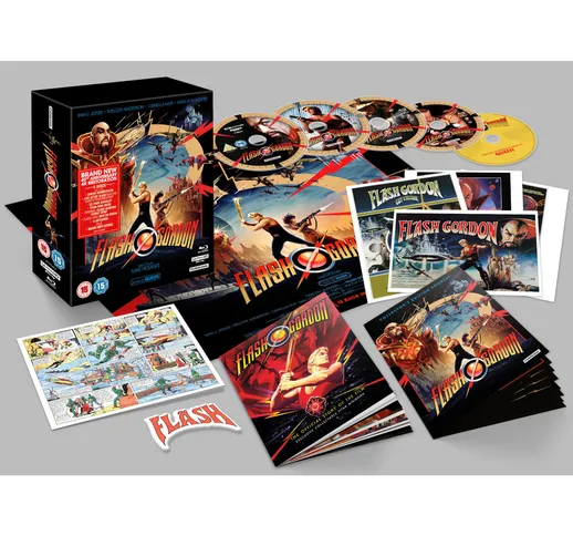 Flash Gordon (40th Anniversary Edition) – 4K Ultra HD & Blu-ray Collector's Edition (5 dis...