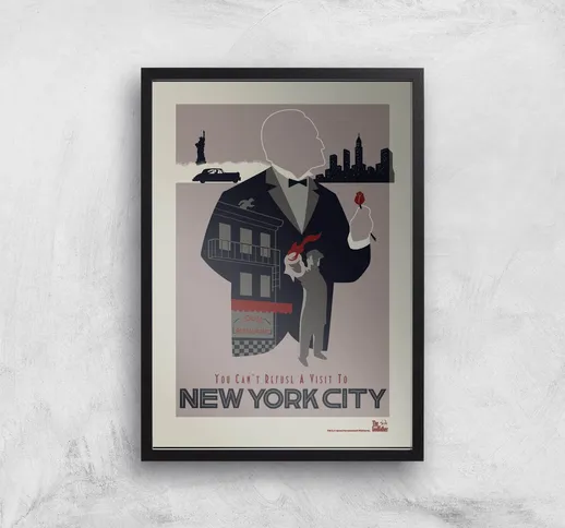Poster Artistico Il Padrino Visit New York - A2 - Print Only