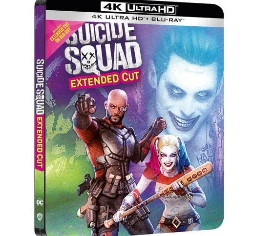 Suicide Squad - Steelbook 4K Ultra HD (Include Blu-Ray 2D) - Esclusiva Zavvi
